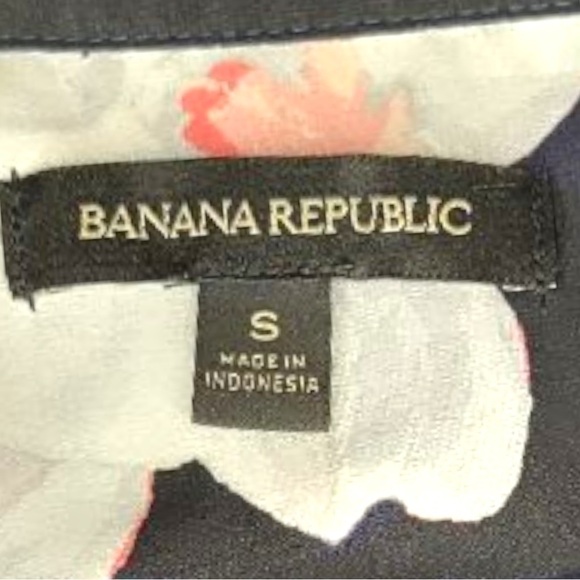 Banana Republic Polo Shift Navy Floral Dress - Picture 11 of 13